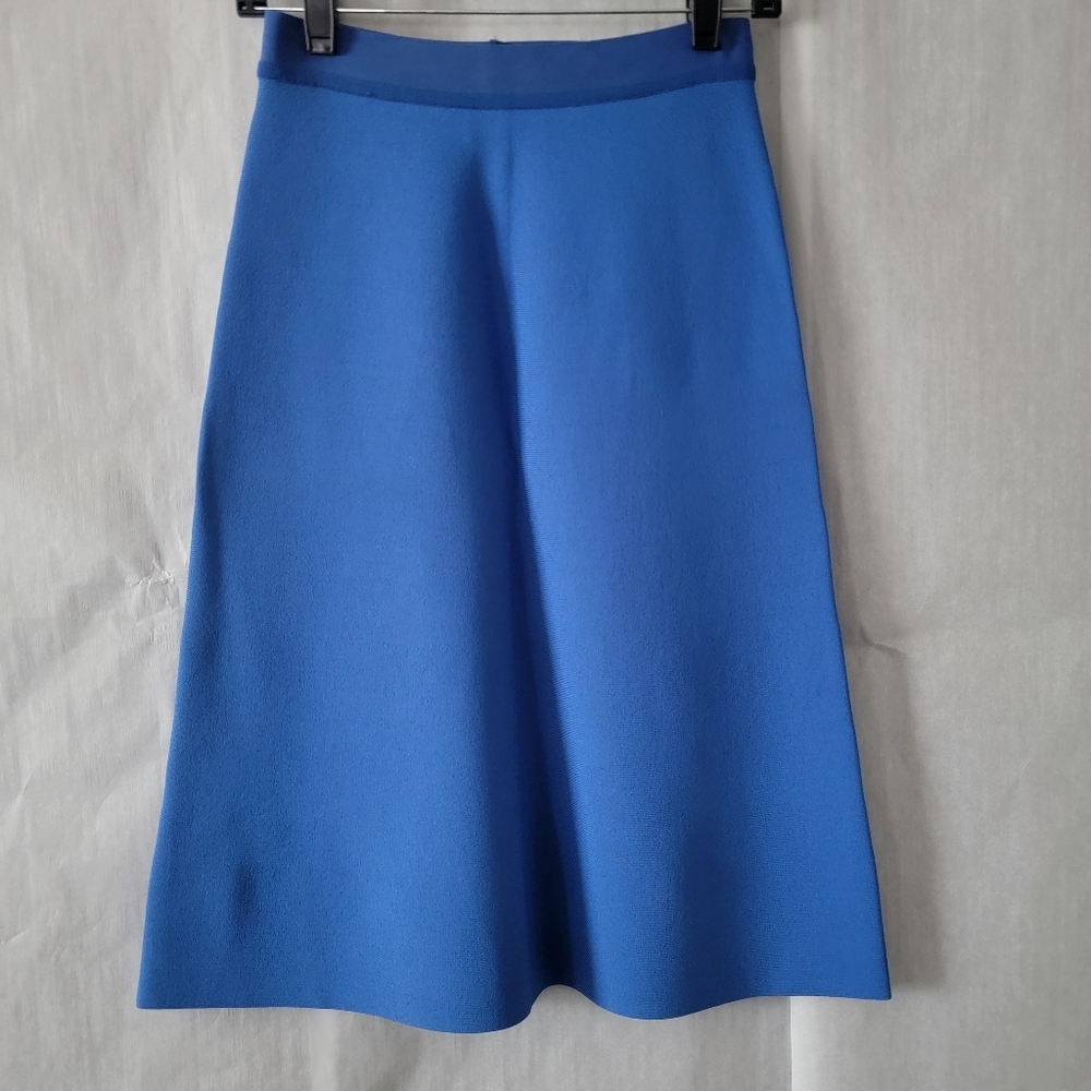 Tory Sport Activewear Stretch Blue Skirt Mid Length Flare Women's XS